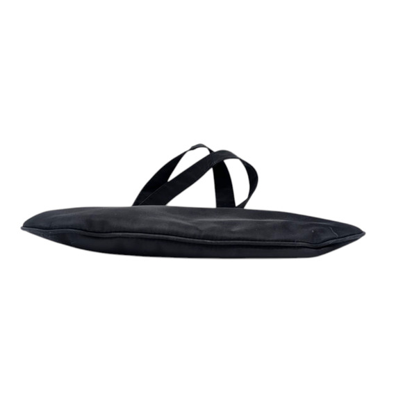 Authentic Vintage Fendi Black Nylon Hobo Shoulder Bag Gold FF Logo Italy - Picture 12 of 13